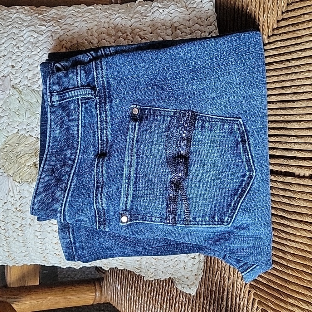 White House Black Market Contour flare leg jeans, size 6R